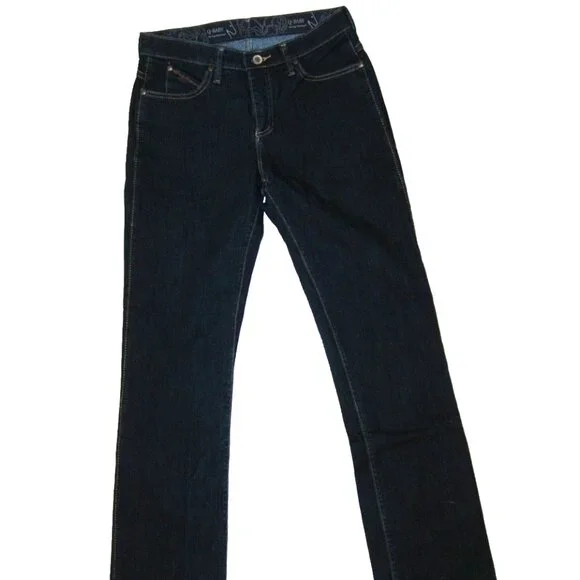Q-Baby Wranglers Jeans Women’s 5/6 x 36 Dark Wash - Picture 1 of 11